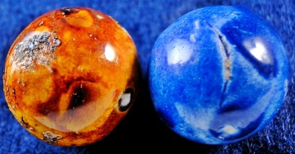 Marbles clay made were when Marble Pictures